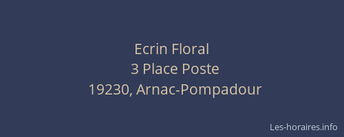 Ecrin Floral