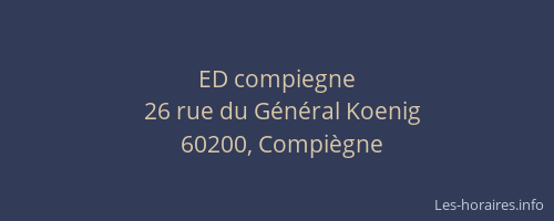 ED compiegne