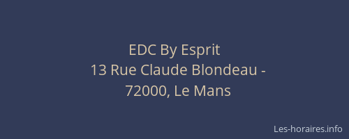 EDC By Esprit