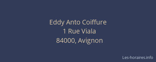 Eddy Anto Coiffure