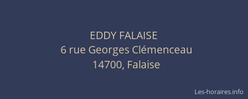 EDDY FALAISE