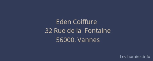 Eden Coiffure