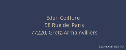 Eden Coiffure