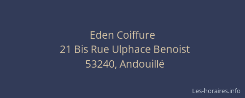 Eden Coiffure