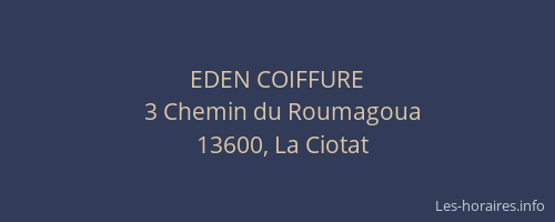 EDEN COIFFURE