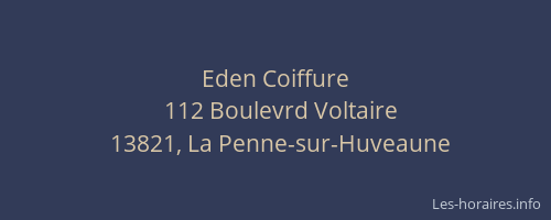 Eden Coiffure