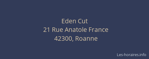 Eden Cut