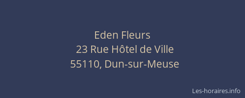 Eden Fleurs