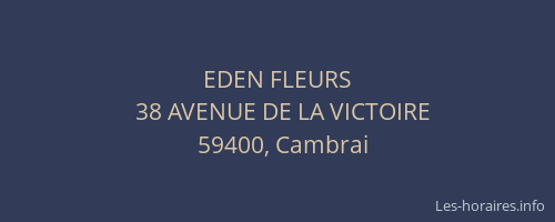 EDEN FLEURS