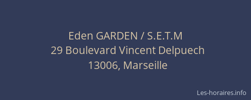 Eden GARDEN / S.E.T.M