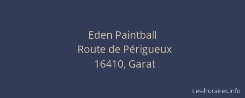 Eden Paintball