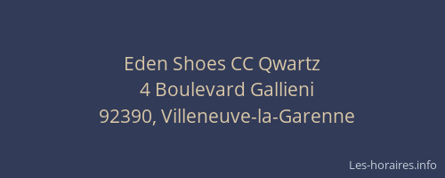 Eden Shoes CC Qwartz
