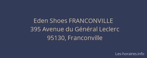 Eden Shoes FRANCONVILLE