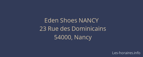 Eden Shoes NANCY