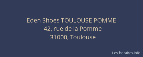 Eden Shoes TOULOUSE POMME