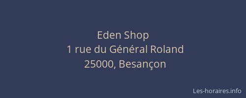 Eden Shop