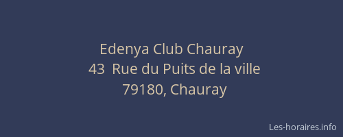 Edenya Club Chauray