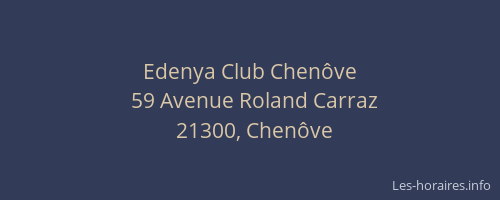 Edenya Club Chenôve