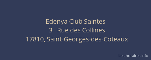 Edenya Club Saintes
