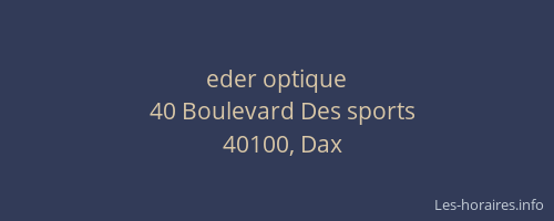 eder optique