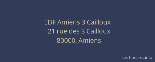 EDF Amiens 3 Cailloux