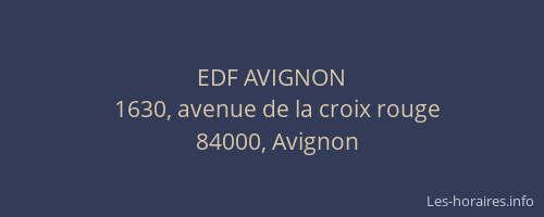EDF AVIGNON