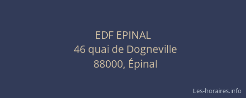 EDF EPINAL