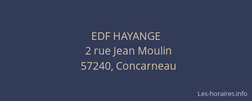 EDF HAYANGE
