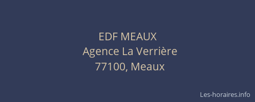 EDF MEAUX
