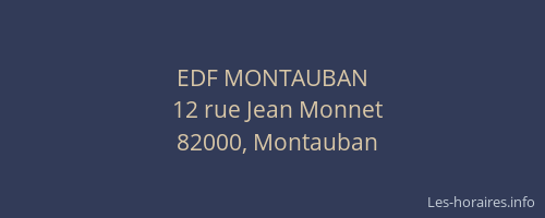 EDF MONTAUBAN