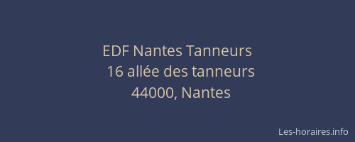 EDF Nantes Tanneurs