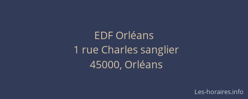 EDF Orléans