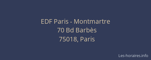 EDF Paris - Montmartre