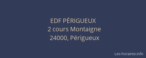 EDF PÉRIGUEUX