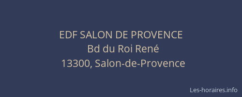 EDF SALON DE PROVENCE