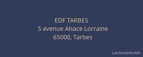 EDF TARBES