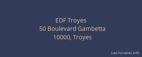 EDF Troyes