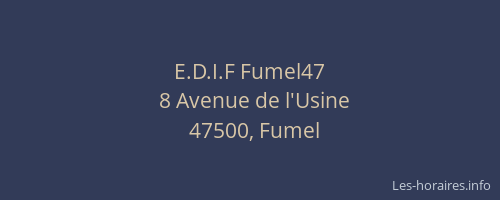 E.D.I.F Fumel47