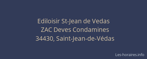 Ediloisir St-Jean de Vedas