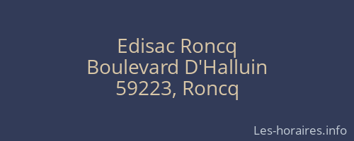 Edisac Roncq