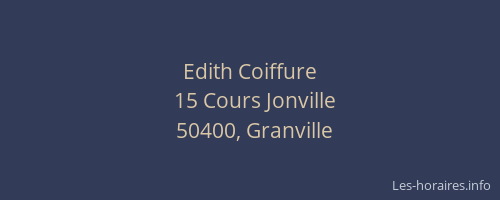 Edith Coiffure