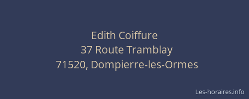 Edith Coiffure