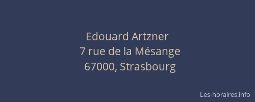 Edouard Artzner