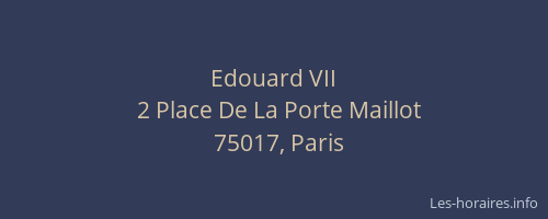 Edouard VII