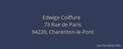 Edwige Coiffure