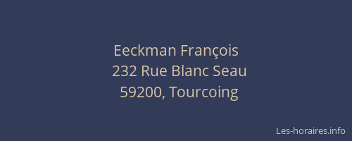 Eeckman François