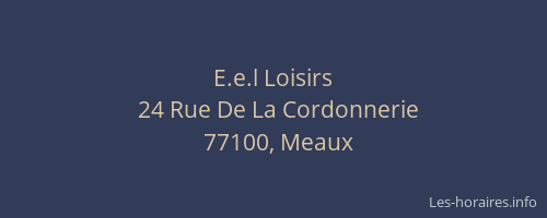 E.e.l Loisirs