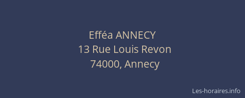 Efféa ANNECY
