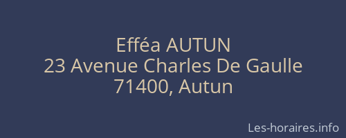 Efféa AUTUN