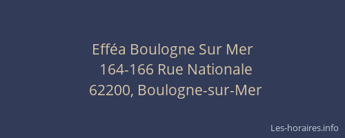 Efféa Boulogne Sur Mer